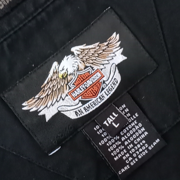 Harley-Davidson® Black Amazingly Embroidered 👔 - Picture 16 of 16